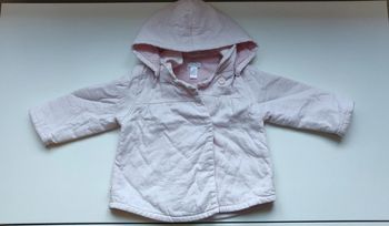 Manteau rose pâle mi saison