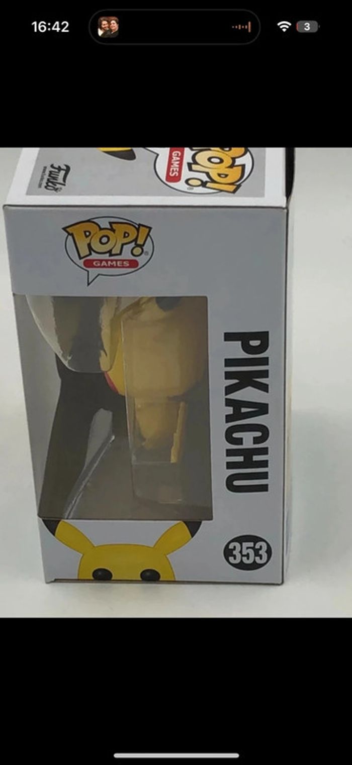 Figurine Funko Pop Pokémon Pikachu 353 - photo numéro 2