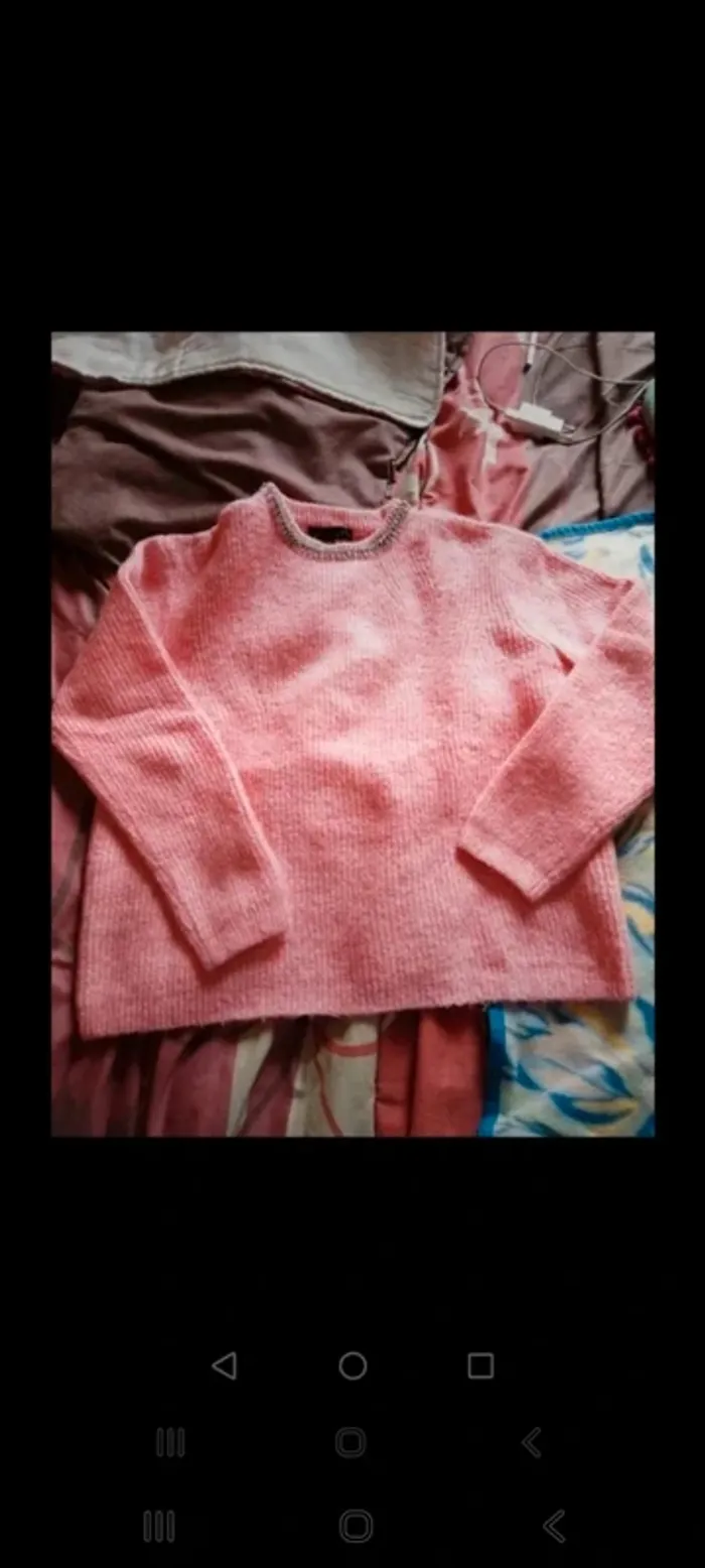 Pull col en strass