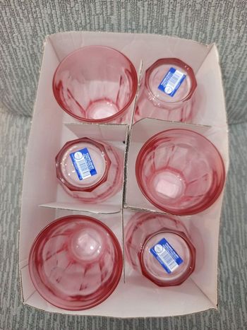 Lot de 6 verres Duralex 25 cl – Collection Picardie – Neufs