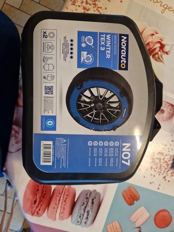 Chaussette de neige voiture