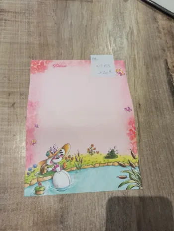 Papier à lettre Diddl 193 1,20€