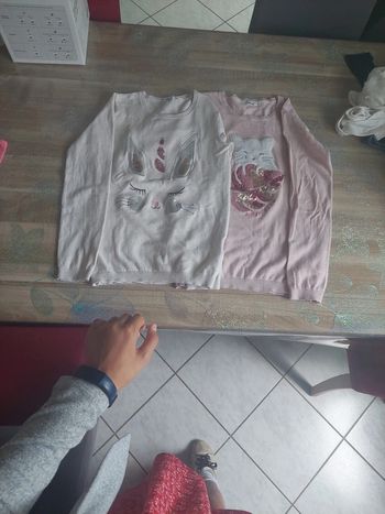2 pull léger 12 ans fille