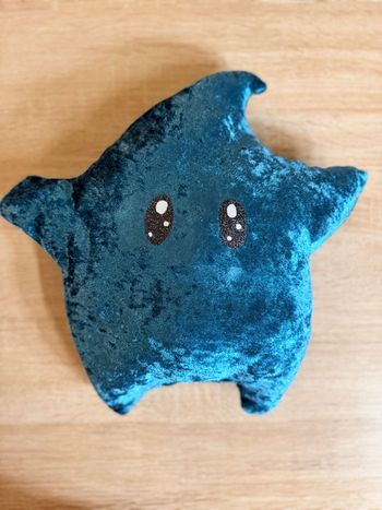 Peluche Luma Mario bleu velours  D’autres couleurs disponibles 