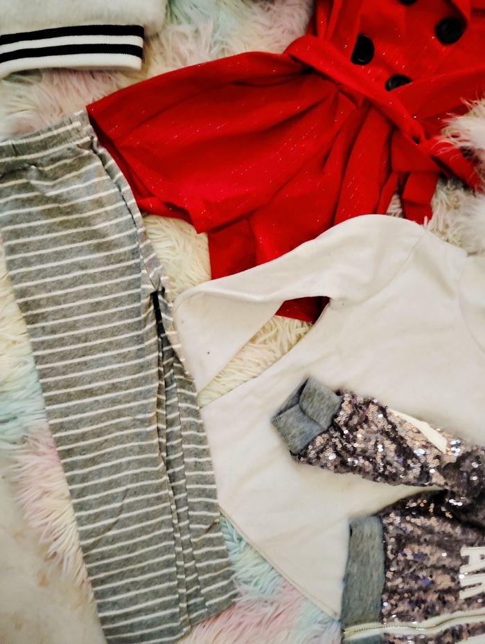 Lot noël 2 ans chicaprie 7 pièces fille fêtes mode - photo numéro 8