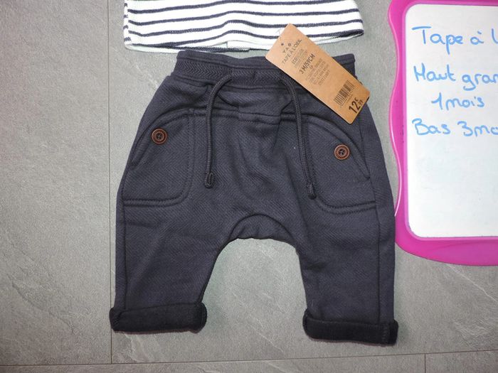 ensemble tape à l'oeil bas taille 3 mois haut grand 1 mois - photo numéro 2