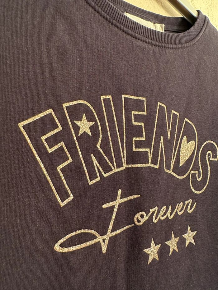 Robe marine manches longues molletonné imprimée fille 12 ans Orchestra - photo numéro 6