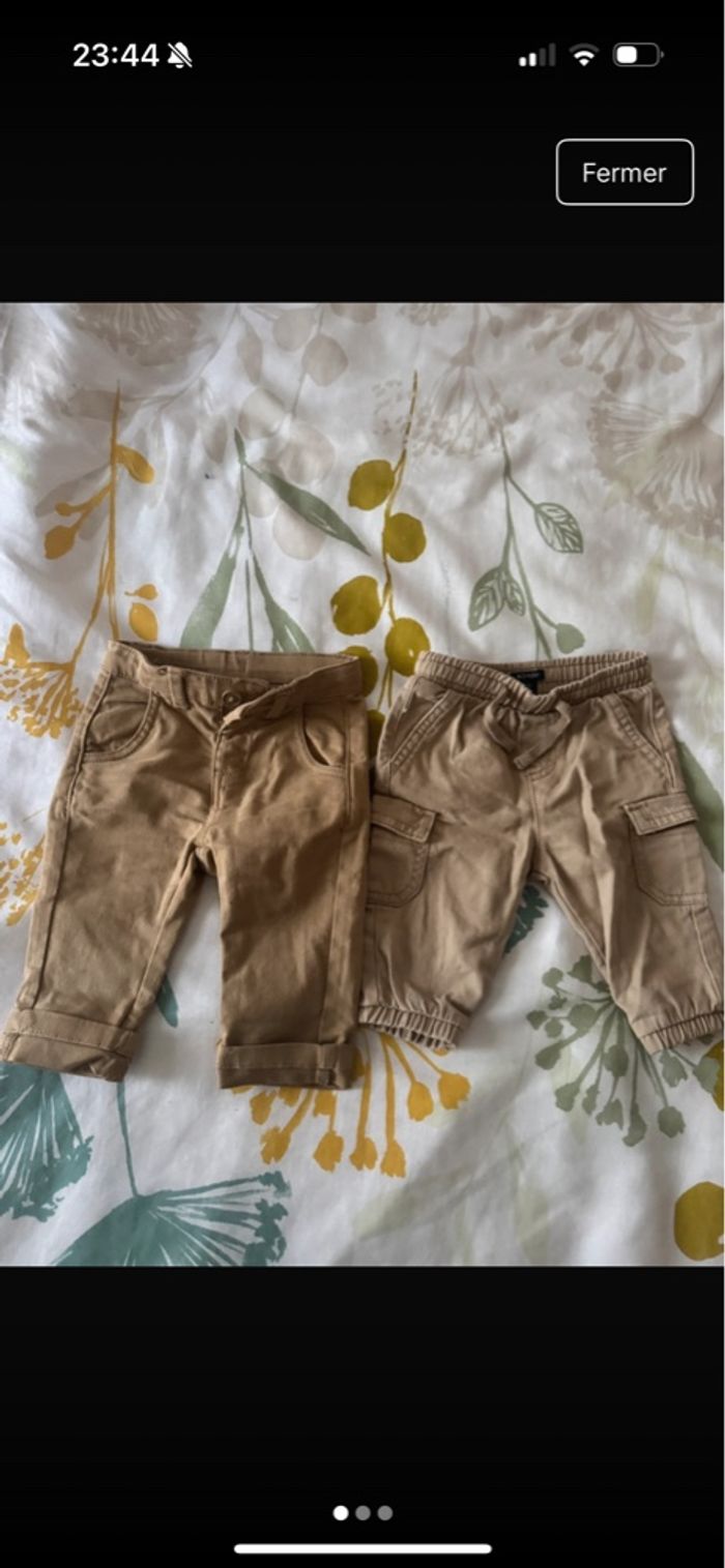 pantalons 3 mois