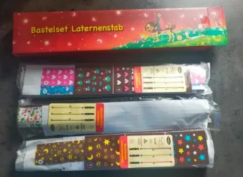 Lot de 3 porte lampions lumineux électrique à piles