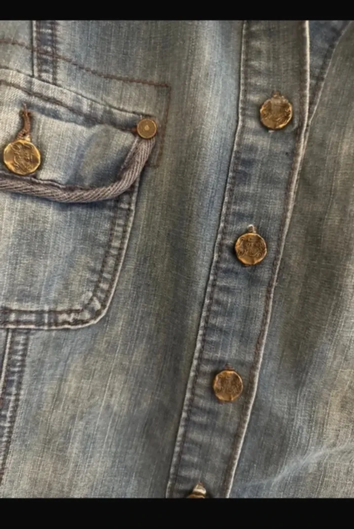 Robe jeans 38/40 camaïeu - photo numéro 3