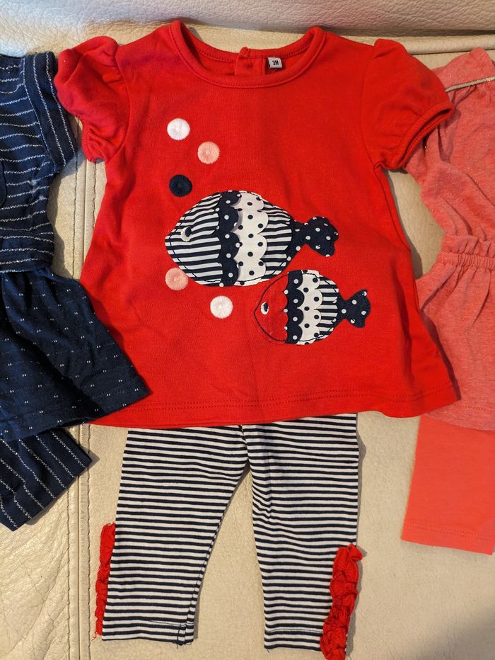 Lot 8 ensembles bébé 3 mois de - photo numéro 2