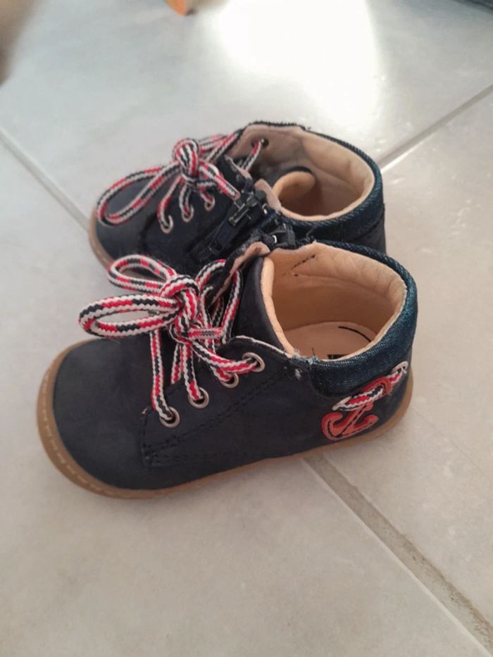 chaussures Na cuir marine 20 très bon état - photo numéro 7