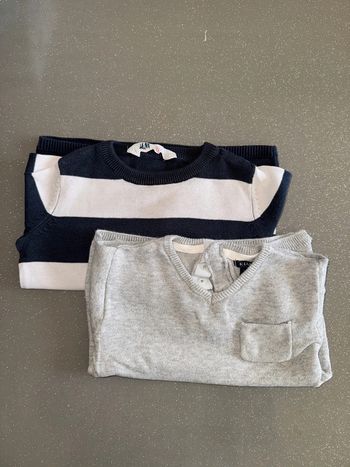 Lot de 2 pulls légers 24 mois