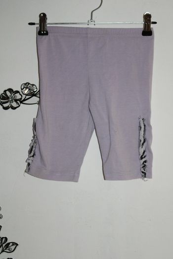 💜 Pantacourt violet - Confort 80% coton - Taille 3/4 ans 💜