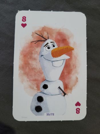 Carte La Reine des Neiges 2 Disney Carrefour 35/72