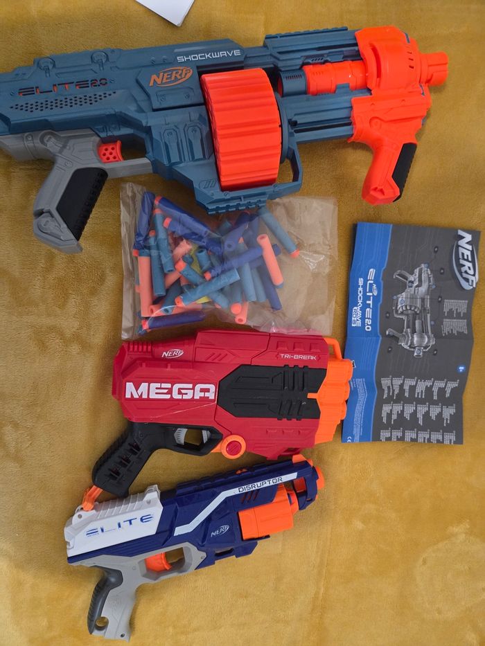 Lot de pistolet nerf