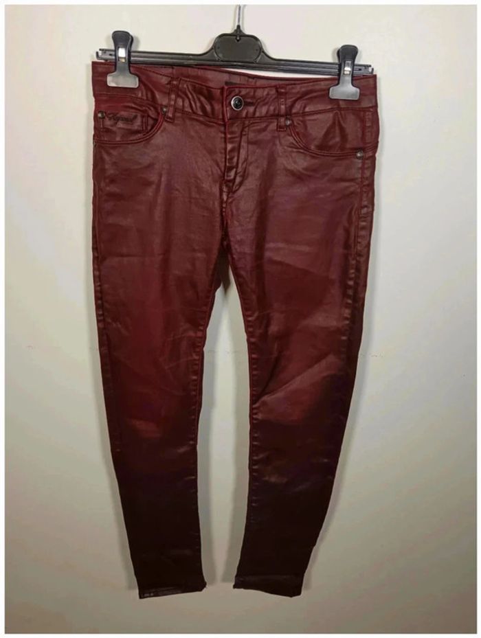 C12 jeans simili bordeaux /noir Kaporal W27