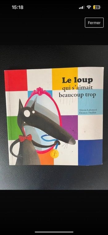Livre enfant le loup