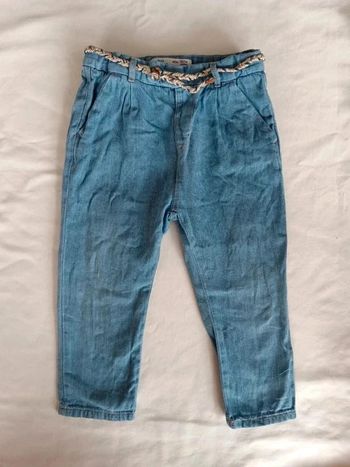 Pantalon toile Zara 92cm