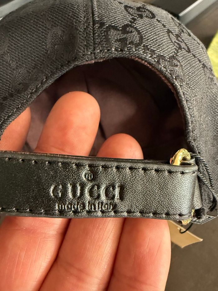 Casquette Gucci monogramme noir - photo numéro 2