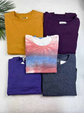 Lot de 5 sweat homme et femme grade A et B plusieurs tailles