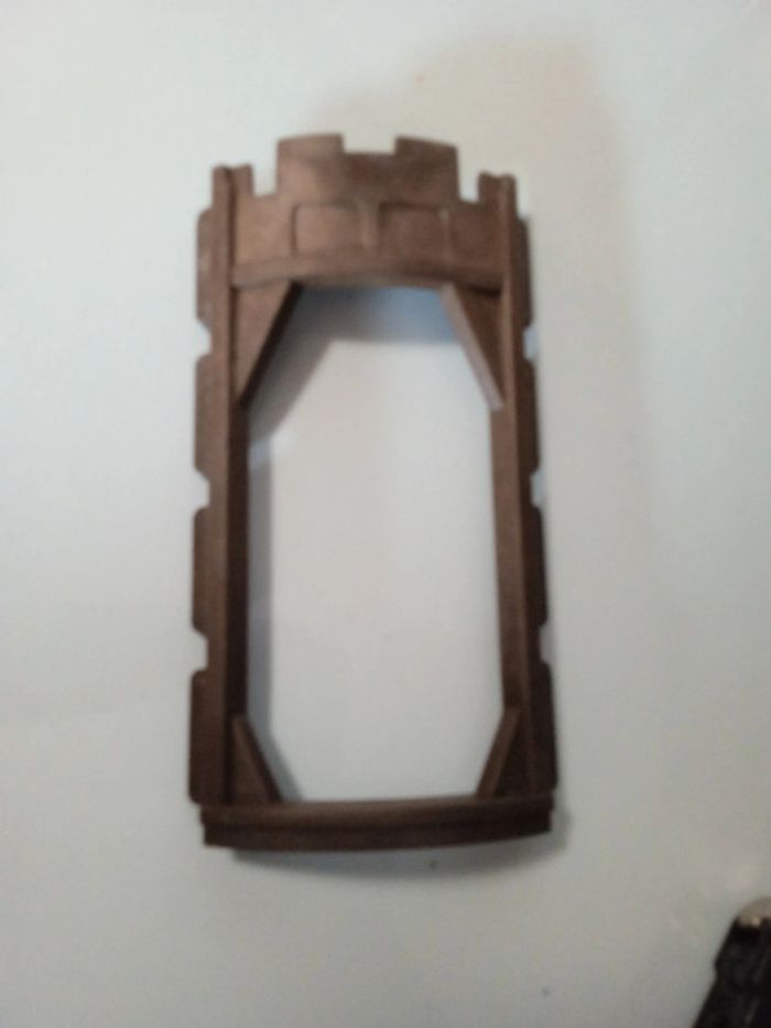 Encadrement arrondi de porte château médiéval playmobil