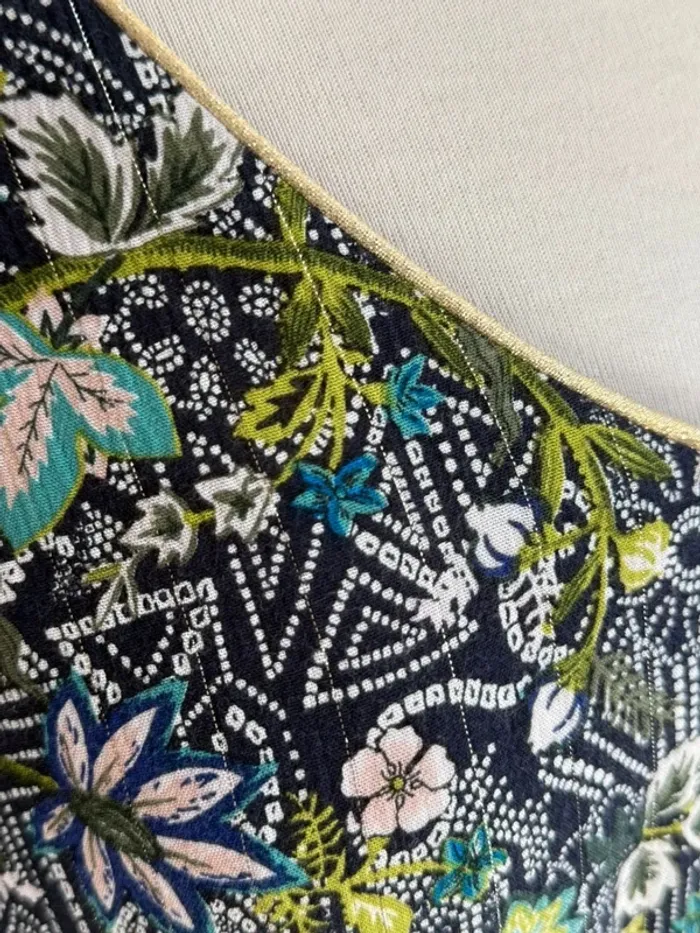Superbe robe longue fleurie fluide en viscose neuve Bel & Bo 🌸44 - photo numéro 5