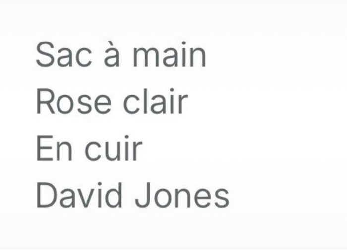 Sac à main David Jones - photo numéro 5