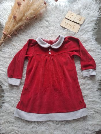 Robe de Noël bebereve 24mois