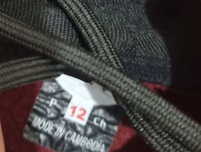 sweat à capuche garçon bordeaux taille 12 ans - photo numéro 2