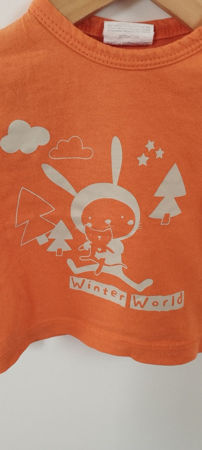 T-shirt ML garçon 3 mois kitchoun - photo numéro 2