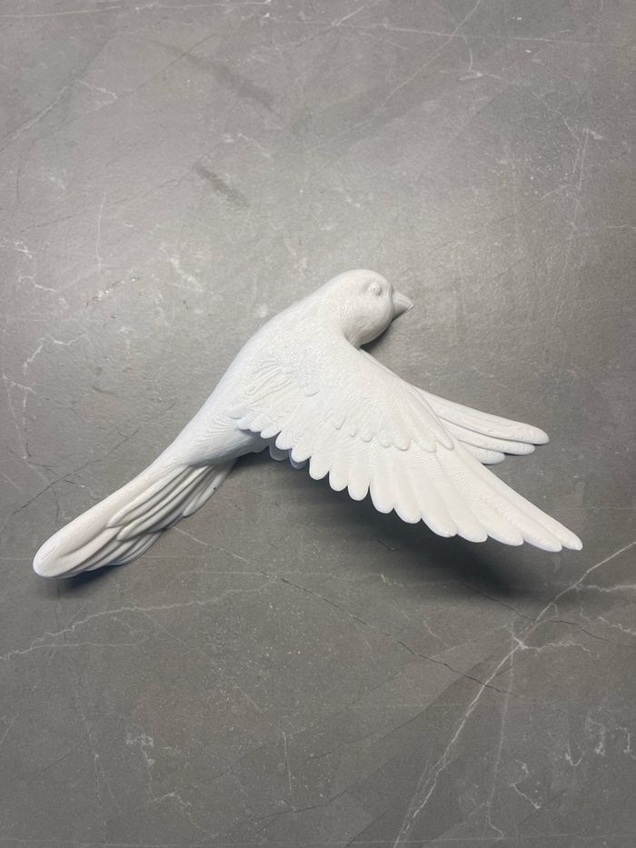 Oiseau Décoratif - Tourterelle Blanche