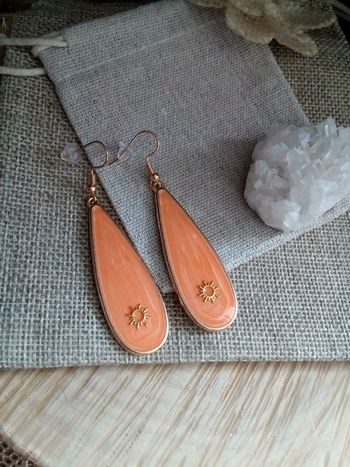 Boucles d'oreilles soleil