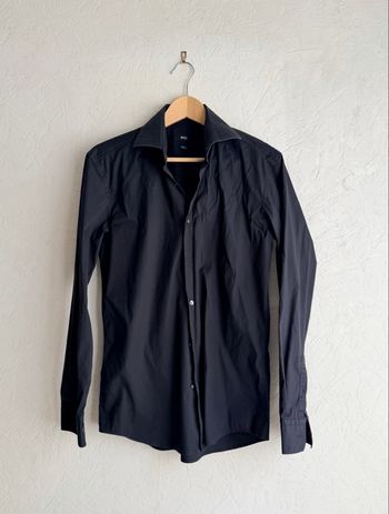 Chemise  homme  Hugo Boss  noir