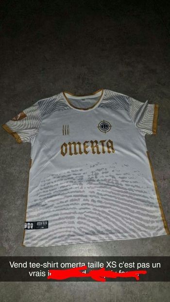 Tee-shirt omettant xs