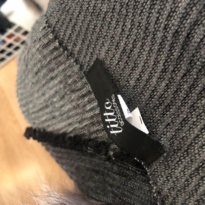 Grande étole bord fourrure - photo numéro 6