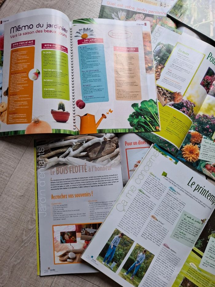 Lot de 7 magazines Le jardin Regards créatifs - photo numéro 4