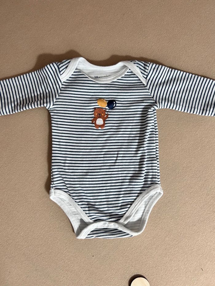 Lot body bodies garçon manches longues ours ourson - photo numéro 6