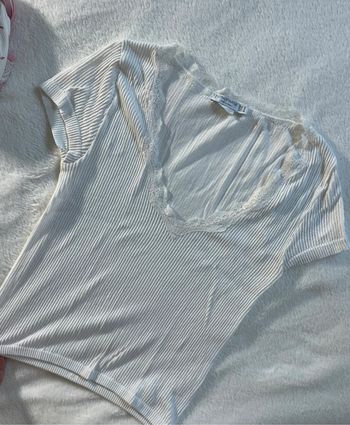 T-shirt Blanc Stradivarius