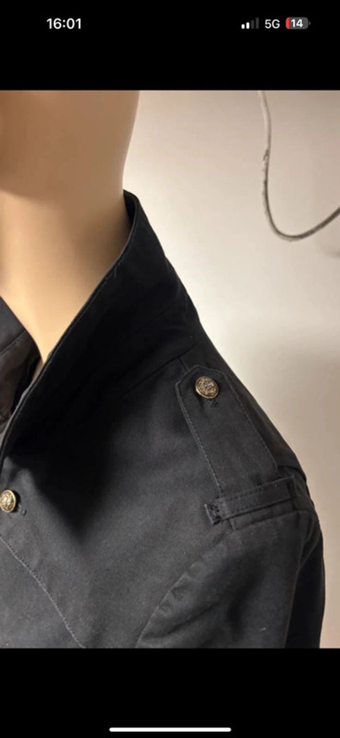 Trench noir The Kooples neuf avec ceinture – taille M - photo numéro 10