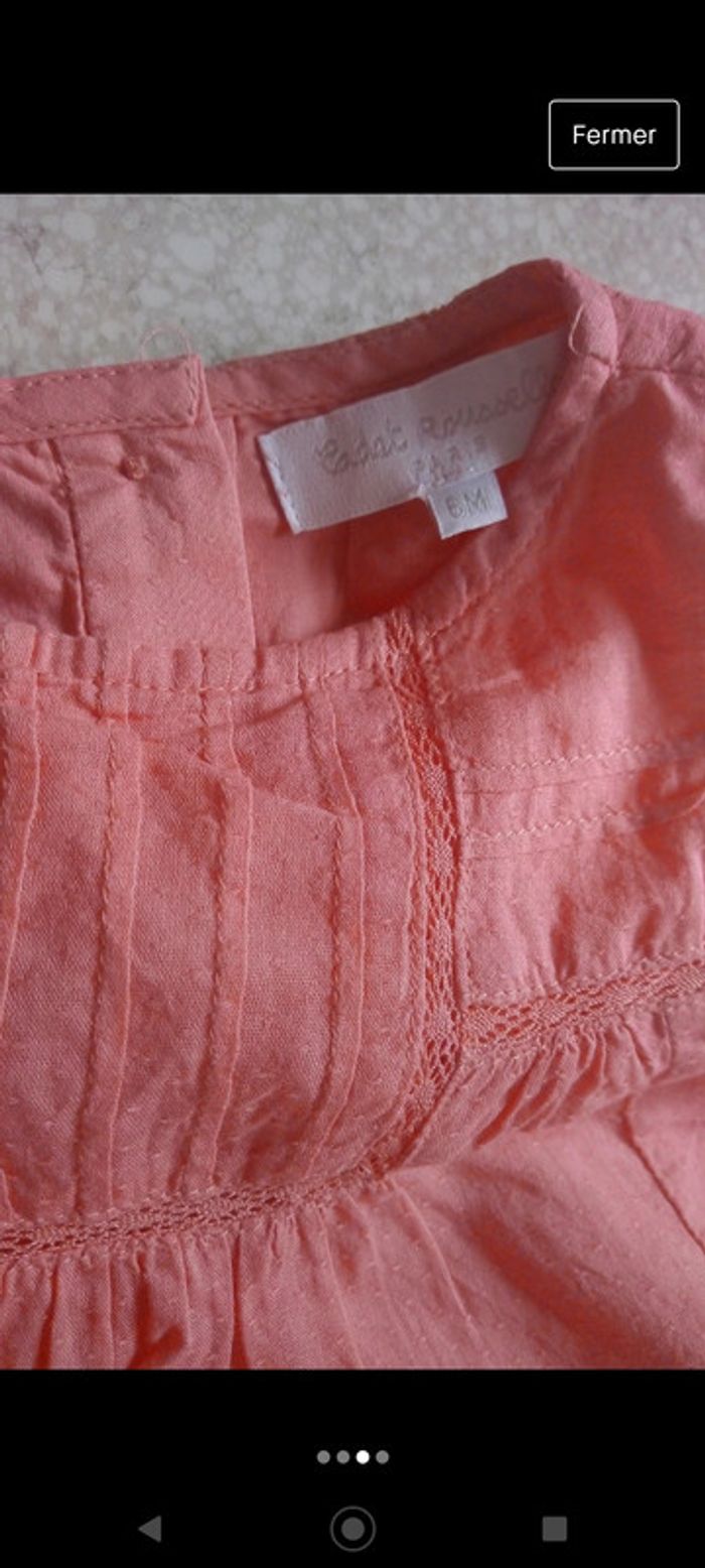 Robe d'été orange Cadet Rousselle - photo numéro 3