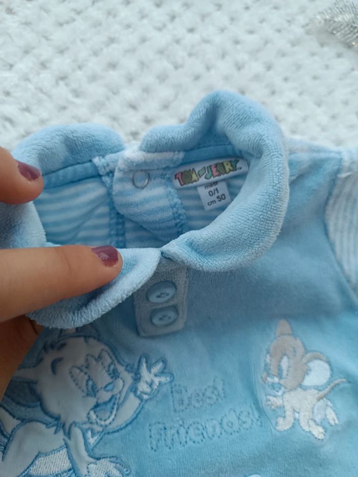 🔸 Adorable Pyjama Vintage Naissance 1 Mois - Tom et Jerry🔸 - photo numéro 4
