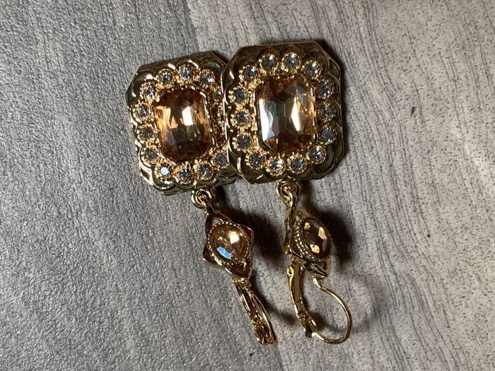 Parure Collier ras de cou  et boucles d’oreilles - photo numéro 6