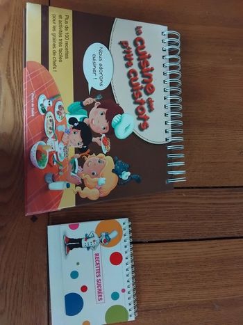 Lot de livres premier pas cuisine enfant