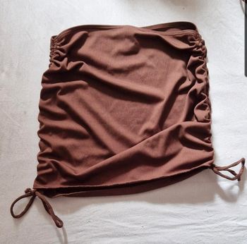 Jupe de plage marron ajustable Cider