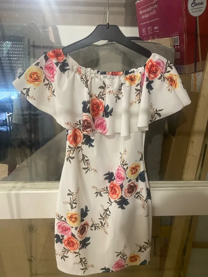 Robe fleurie ceintree taille unique - photo numéro 2