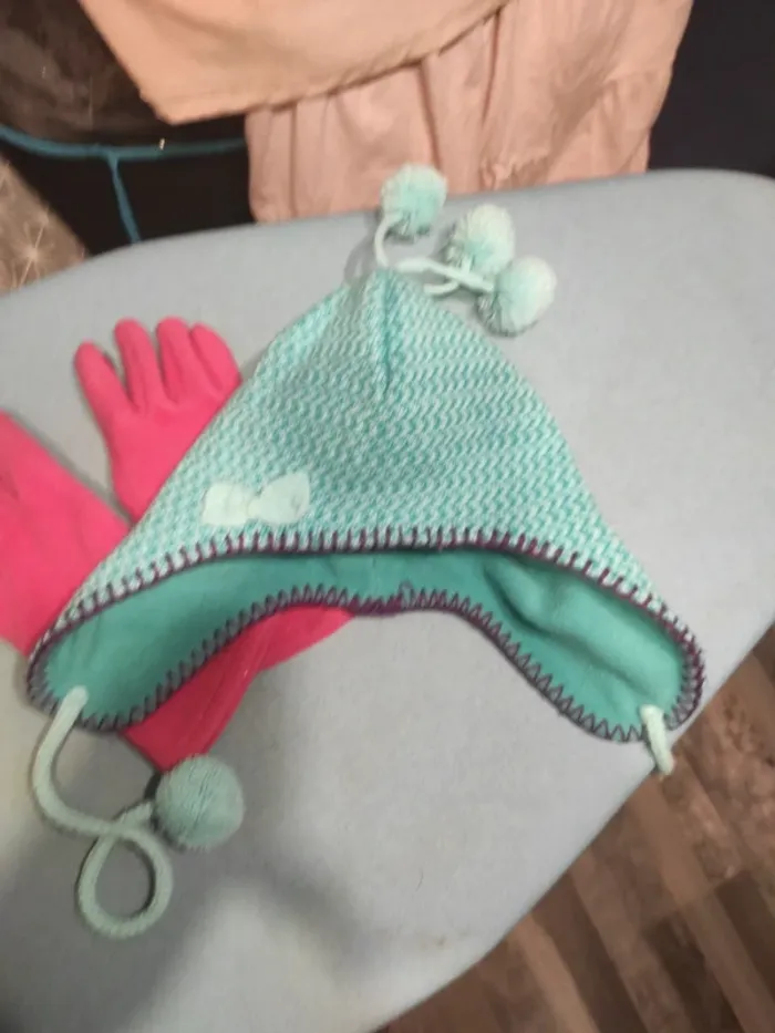 Ensemble fille bonnet et gant Wed'ze junior - photo numéro 3