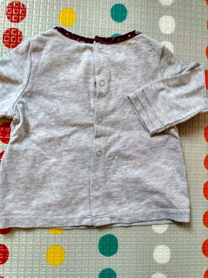 Haut manches longues sergent major 6 mois - photo numéro 3