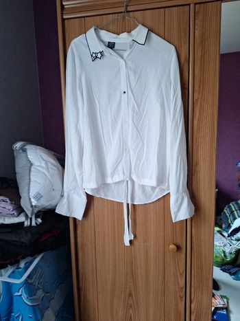 Chemise blanche captain tortue