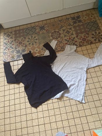 Lots de deux col roulé enfant